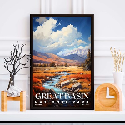 Great Basin National Park Poster, Travel Art, Office Poster, Home Decor | S6 - image5